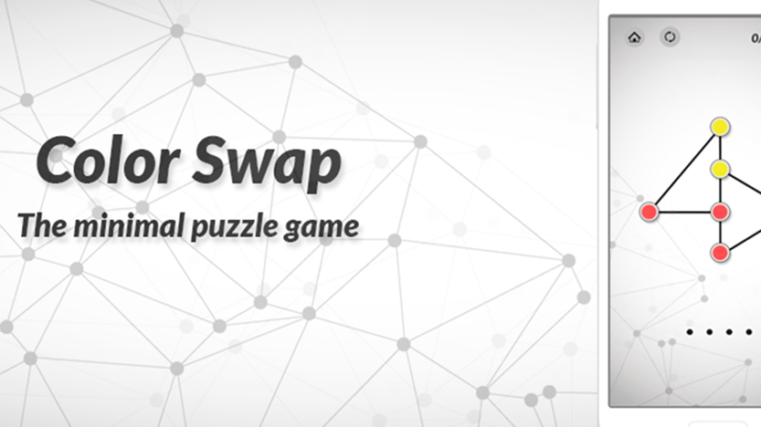 Color swap , mobile puzzle game